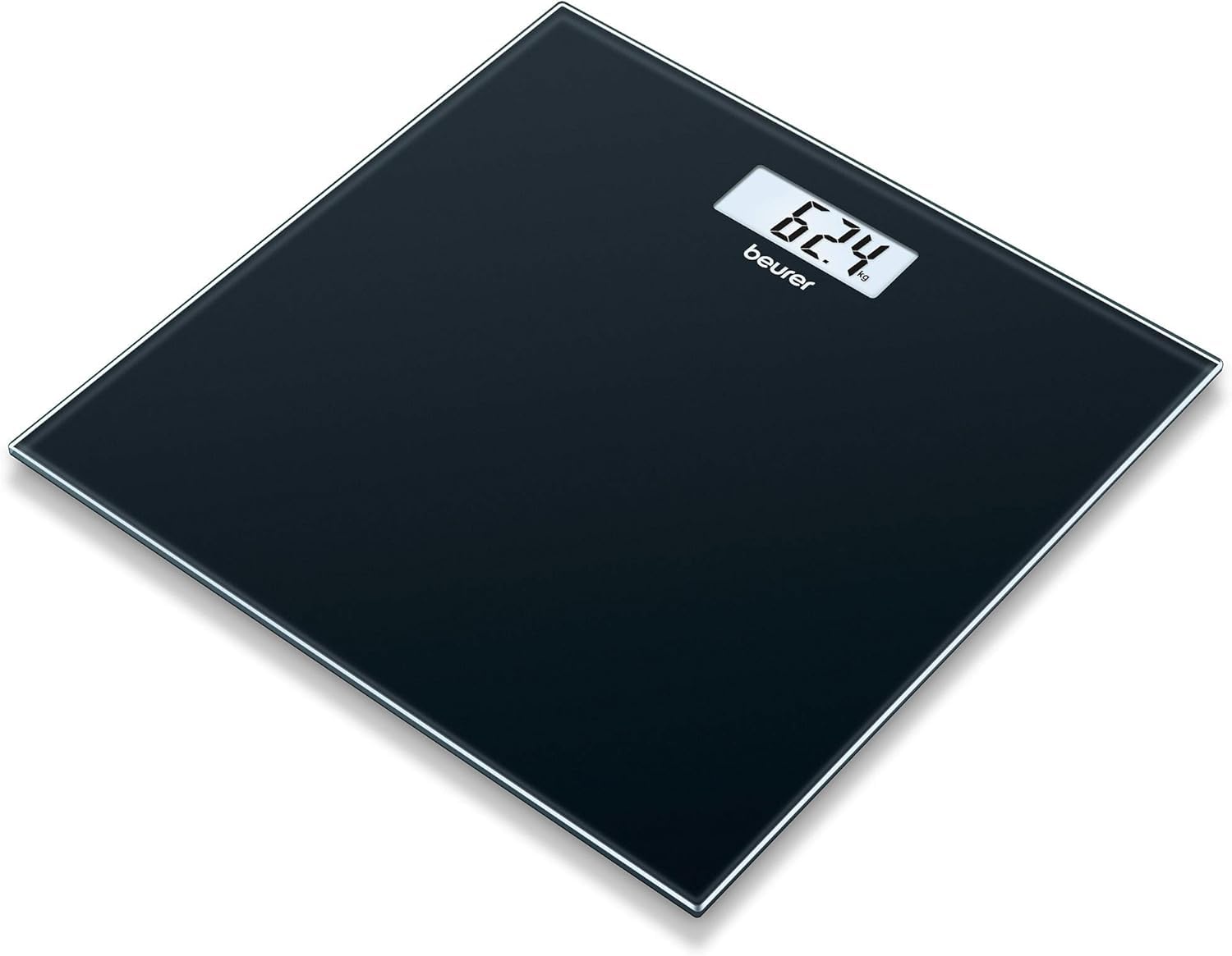 beurer-gs-10-bilancia-pesapersone-in-vetro-nero-display-lcd-portata-180-kg image 1