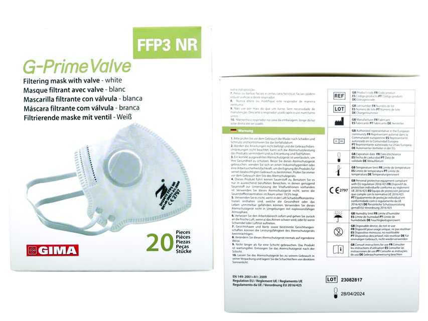 gima-mascherina-filtrante-ffp3-nr-g-prime-con-valvola-20-pezzi-bianca image 6