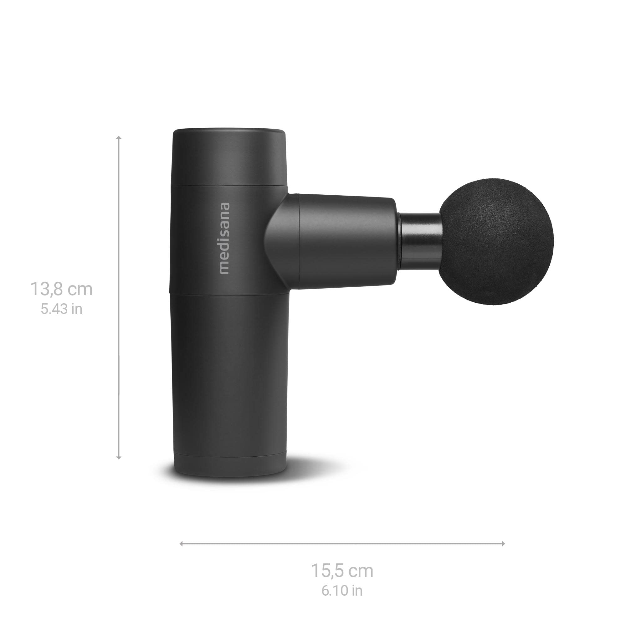 medisana-mg-150-pistola-massaggiante-con-6-teste-e-5-livelli-batteria-2600-mah image 2
