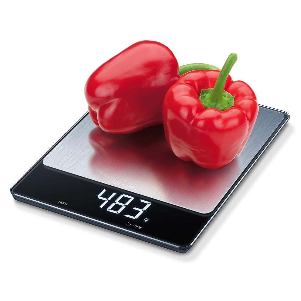 beurer-bilancia-da-cucina-digitale-in-acciaio-inox-da-15-kg-con-display-led-e-fu image 4