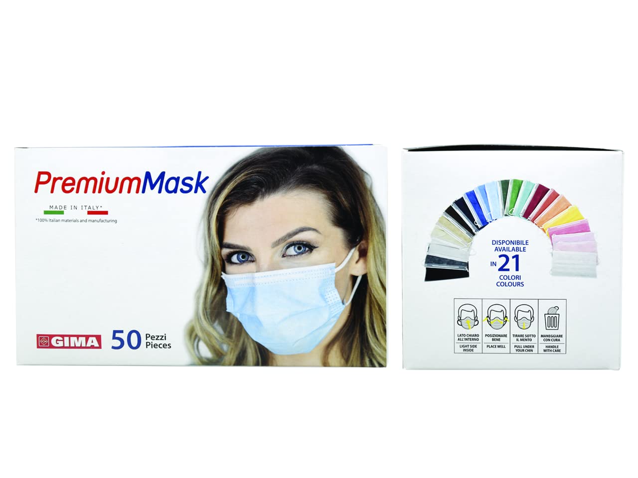 gima-cepm-premium-mascherina-chirurgica-tipo-ii-3-veli-50-pezzi-blu-scuro image 3