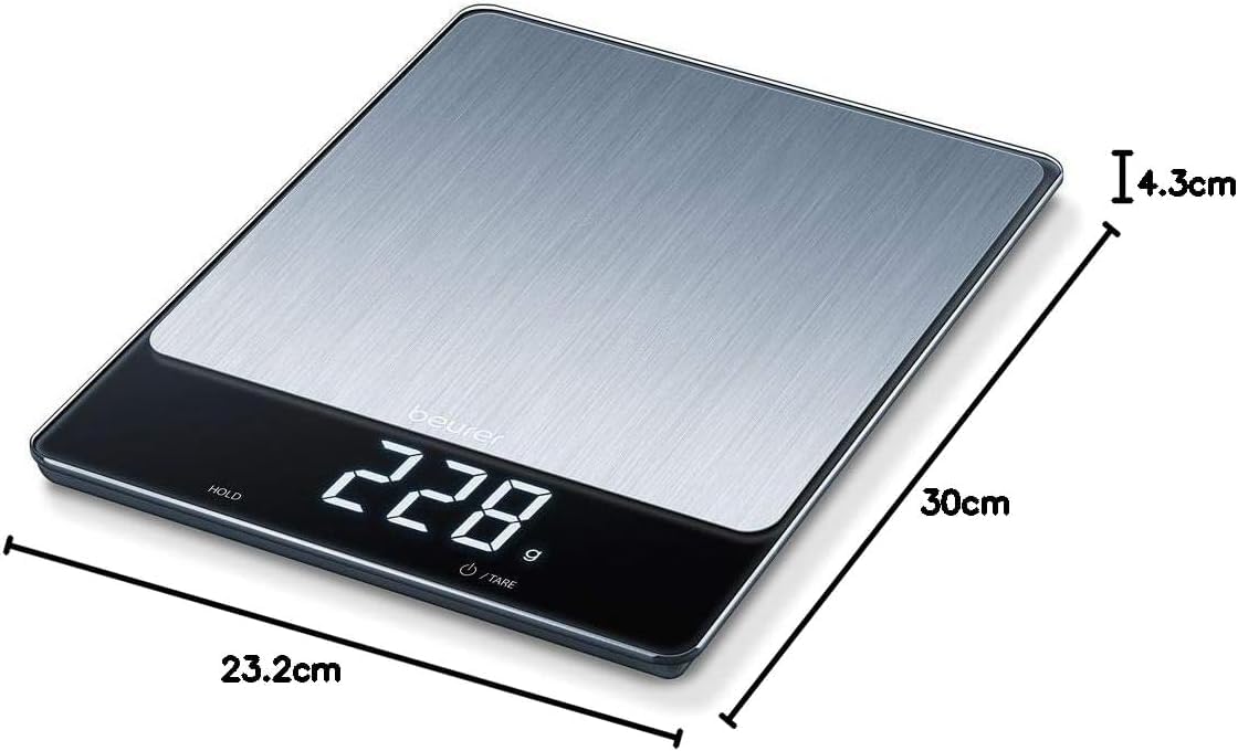 beurer-bilancia-da-cucina-digitale-in-acciaio-inox-da-15-kg-con-display-led-e-fu image 8