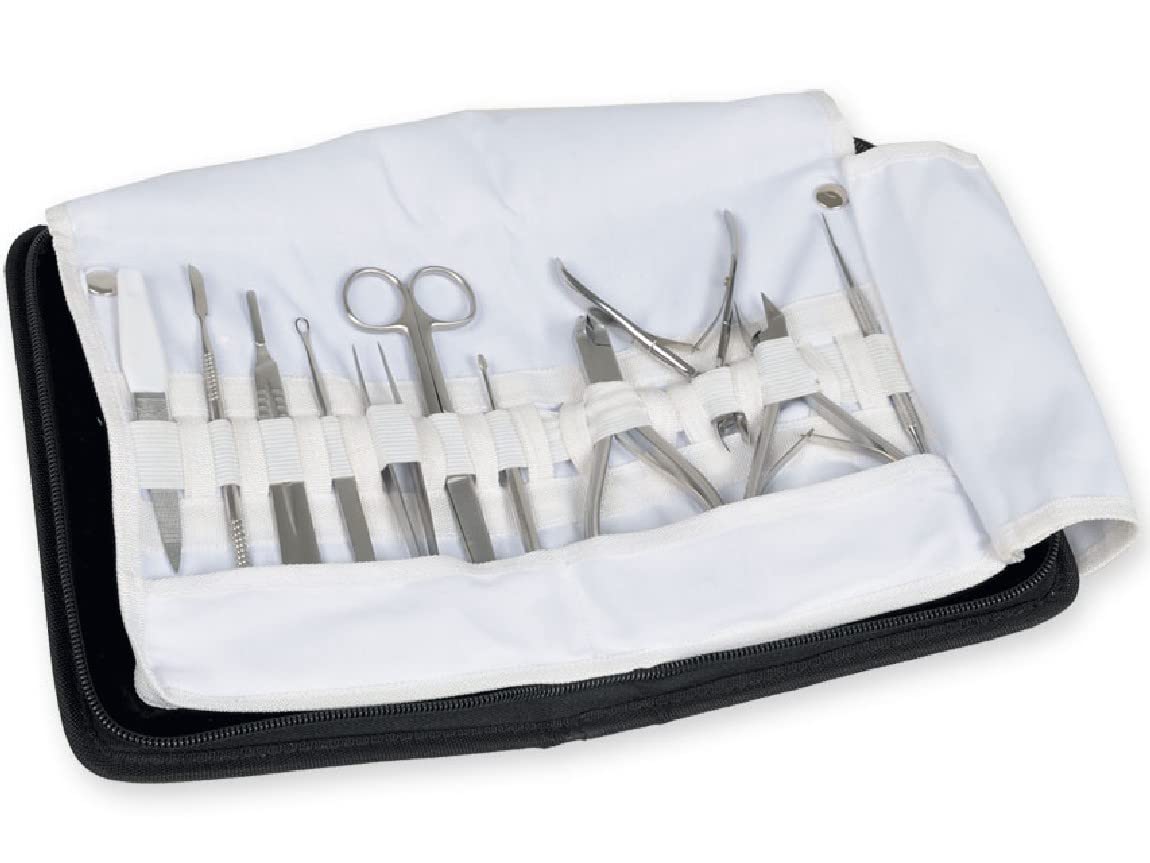 gima-39810-kit-podologia-professionale-11-strumenti-in-acciaio-inox image 1