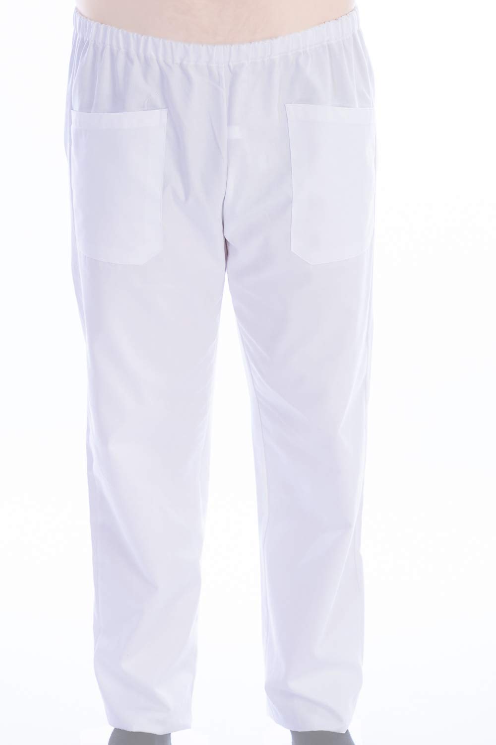 gima-21496-pantaloni-ospedalieri-unisex-cotone-poliestere-taglia-xxl-bianco image 1