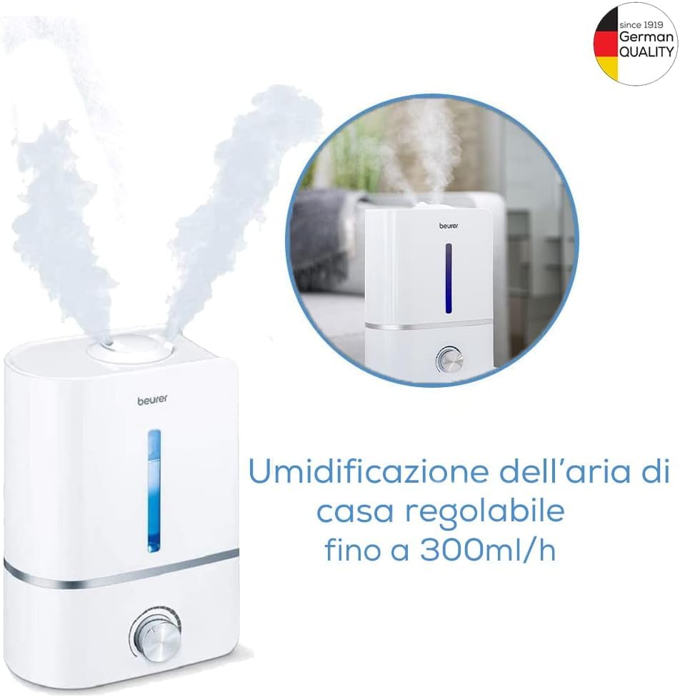 beurer-lb-45-umidificatore-a-vapore-igienico-6l-2-livelli-anticalcare-inclusi image 6