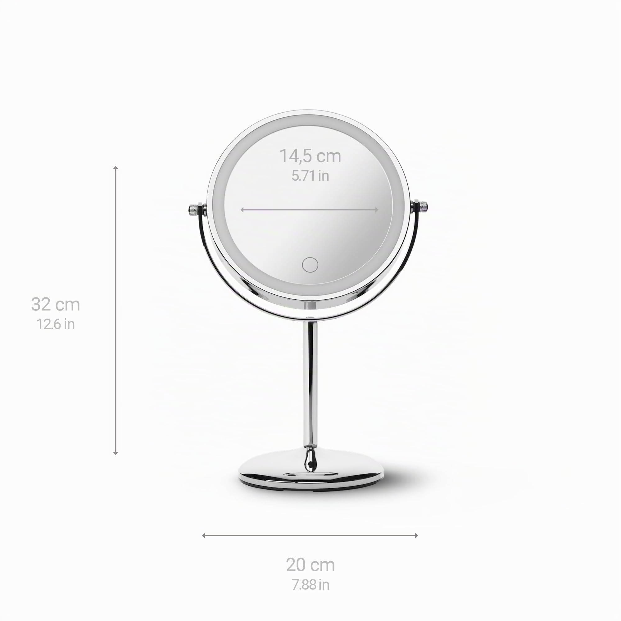 medisana-cm-844-specchio-trucco-con-luce-led-ingrandimento-7x-superfici-rotanti- image 2