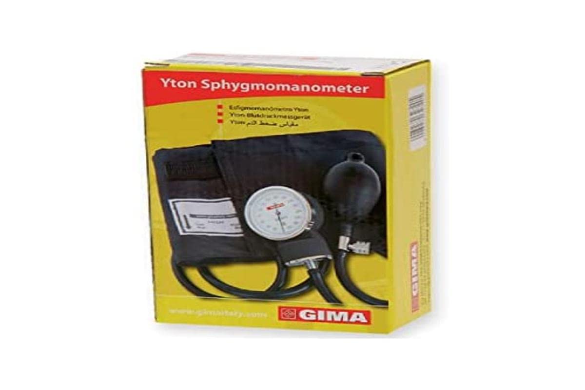 gima-yton-classico-sfigmomanometro-aneroide-con-bracciale-in-nylon-e-valvola-cro image 8