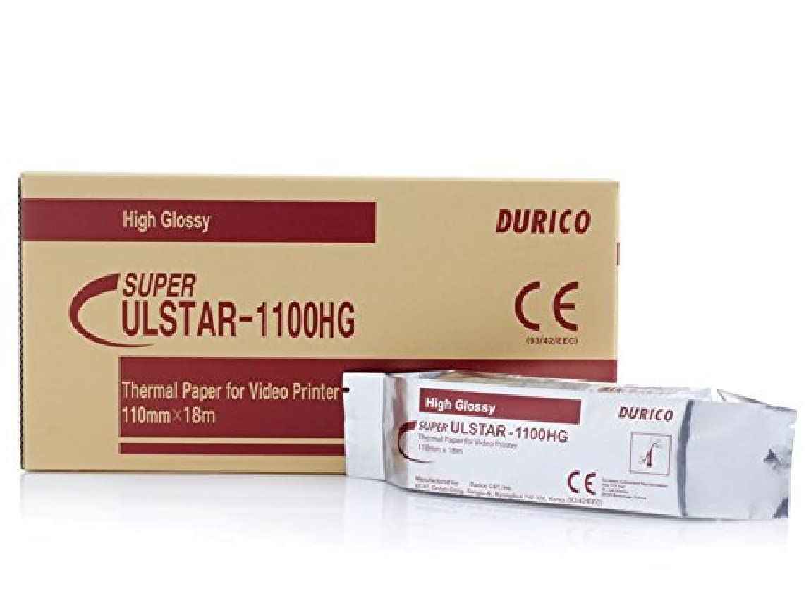 gima-durico-72745-carta-videostampante-compatibile-5-rotoli-110mm-x-18m image 1