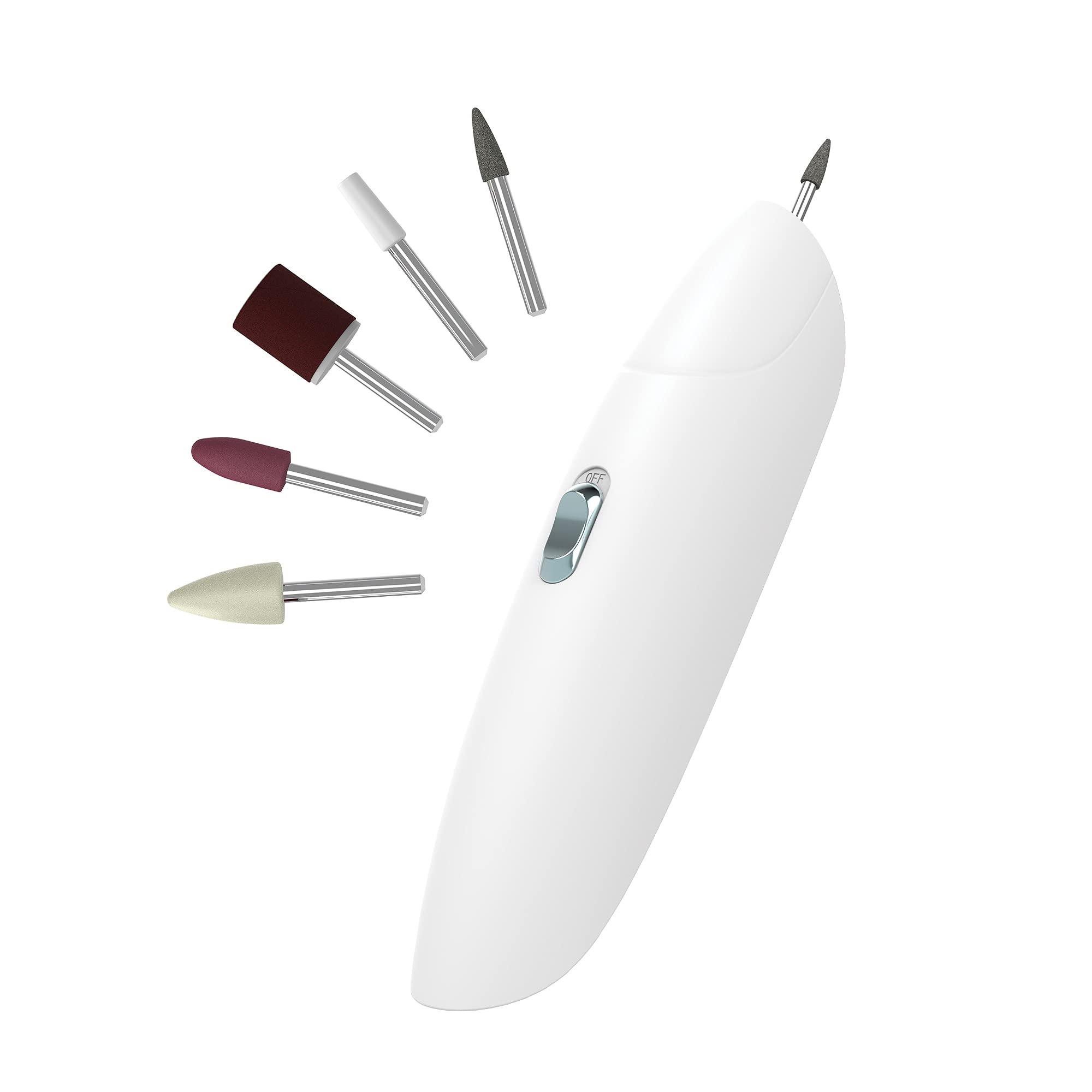 homedics-set-manicure-e-pedicure-elettrico-5-in-1-lima-elettrica-per-unghie-con- image 1