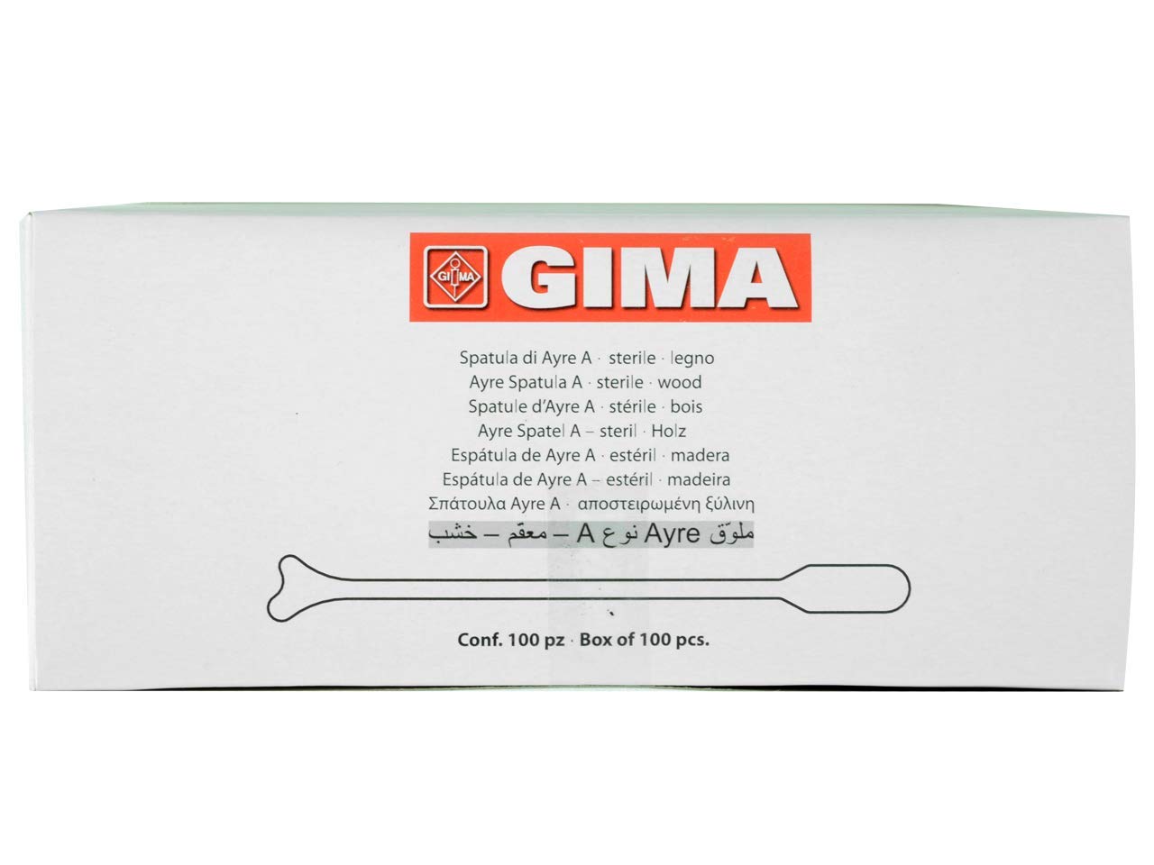 gima-29745-spatola-di-ayre-in-legno-tipo-a-sterile-confezione-100-pezzi image 1