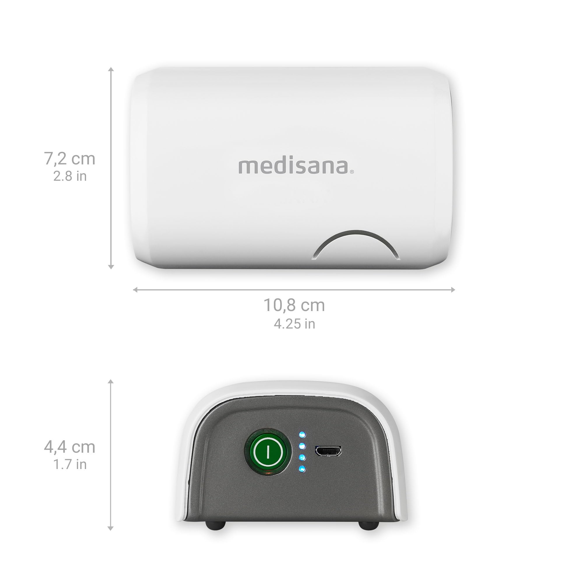 medisana-in-600-inalatore-nebulizzatore-a-compressore-con-maschere-per-adulti-e- image 2