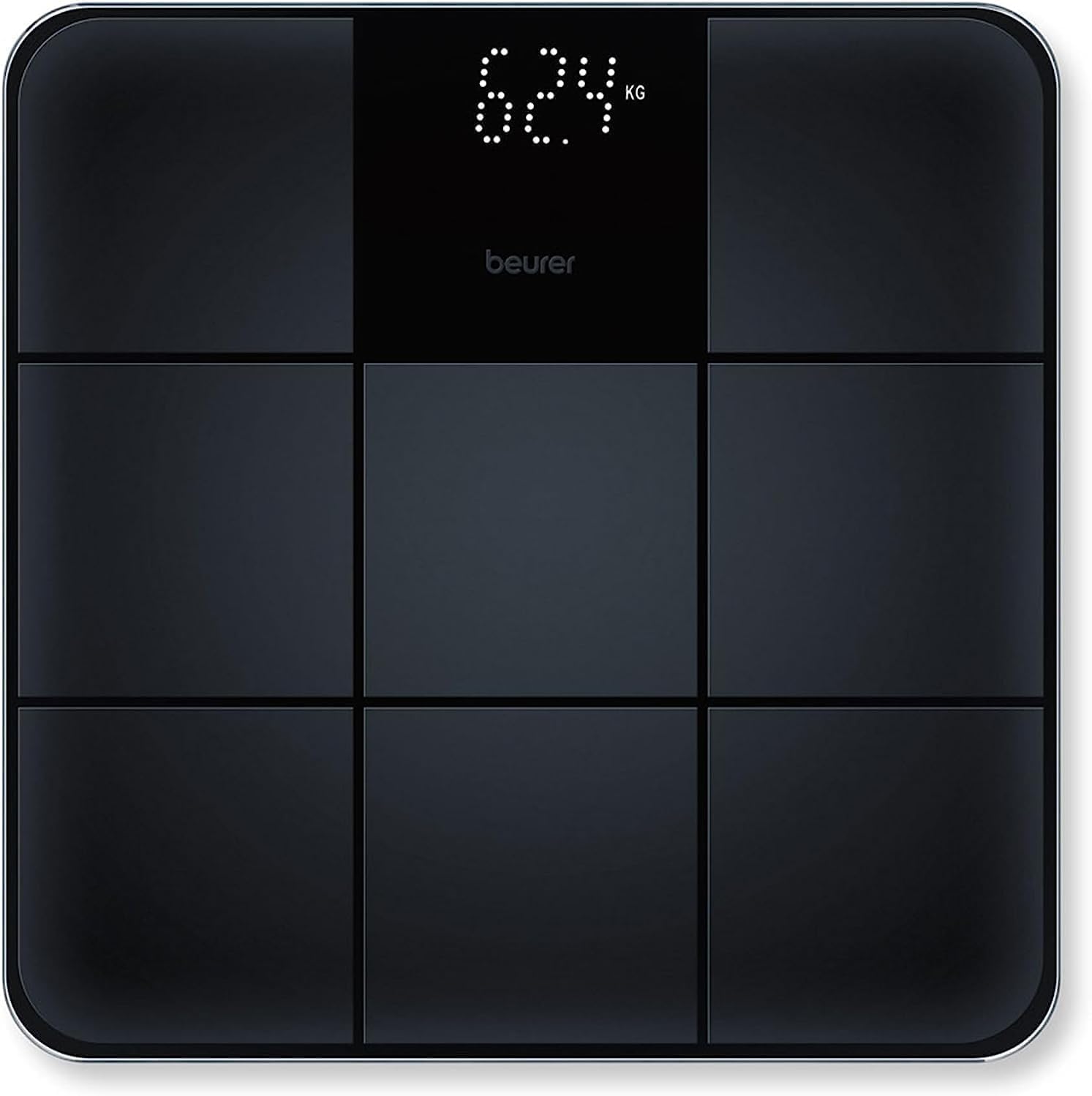 beurer-gs-235-bilancia-pesapersona-in-vetro-con-display-magic-led-e-antiscivolo image 1