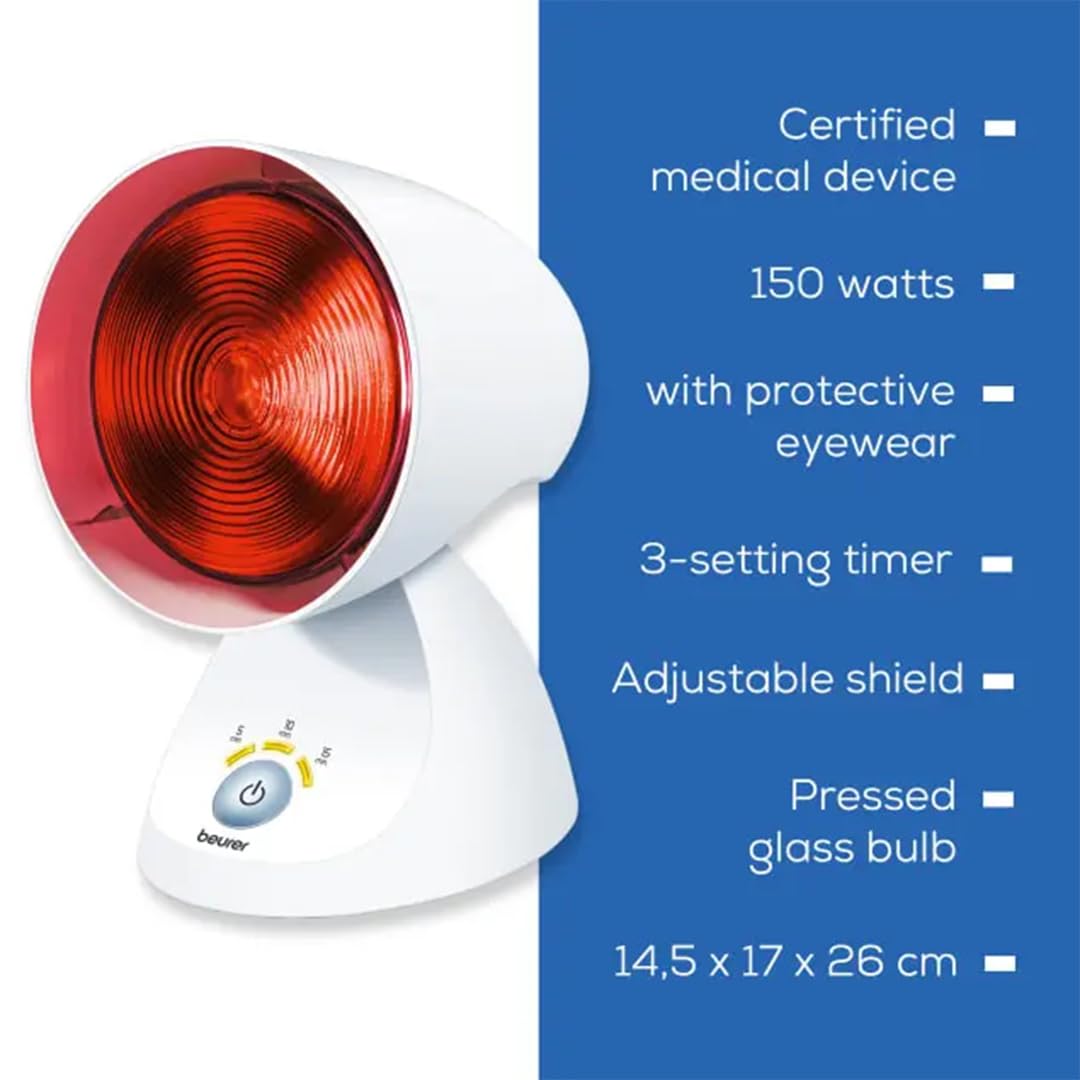 beurer-il35-lampada-termica-a-infrarossi-calore-lenitivo-per-raffreddore-e-tensi image 7