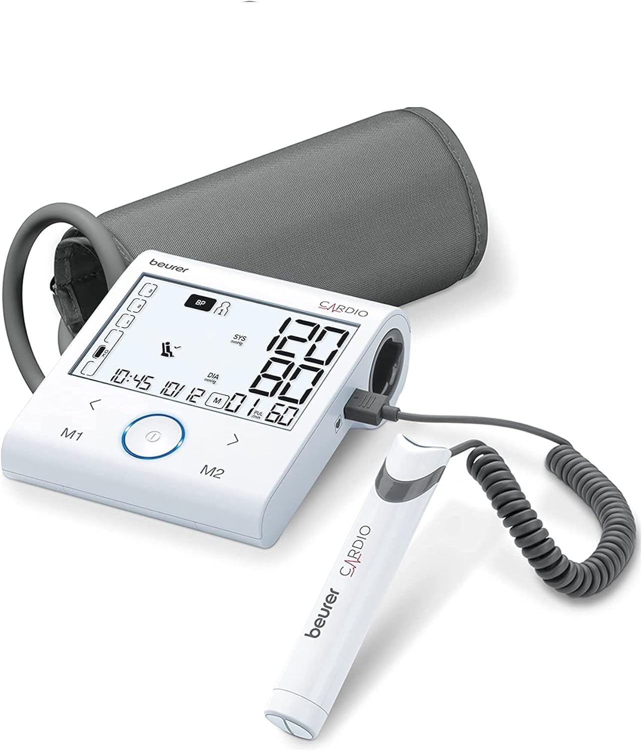 beurer-bm-96-cardio-misuratore-di-pressione-da-braccio-con-ecg-e-app-prezzo-scon image 1
