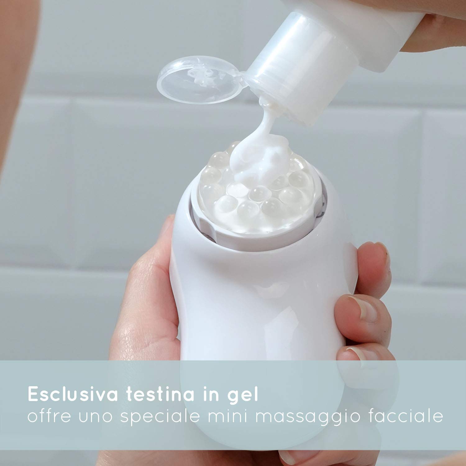 homedics-puret-plus-spazzola-sonica-per-pulizia-viso-con-app-e-skin-scanner image 6