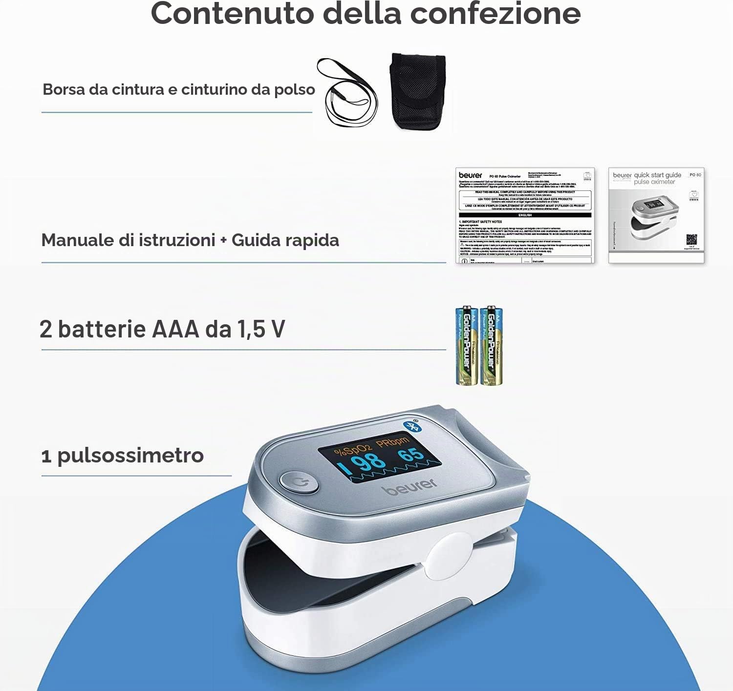 beurer-po-60-saturimetro-bluetooth-con-display-colorato-e-100-posizioni-di-memor image 4