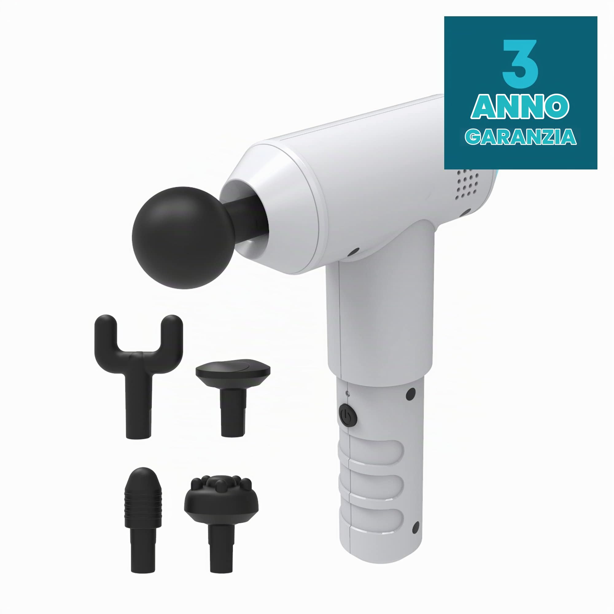 homedics-physio-pistola-massaggio-muscolare-portatile-con-5-testine-e-3-velocit image 2