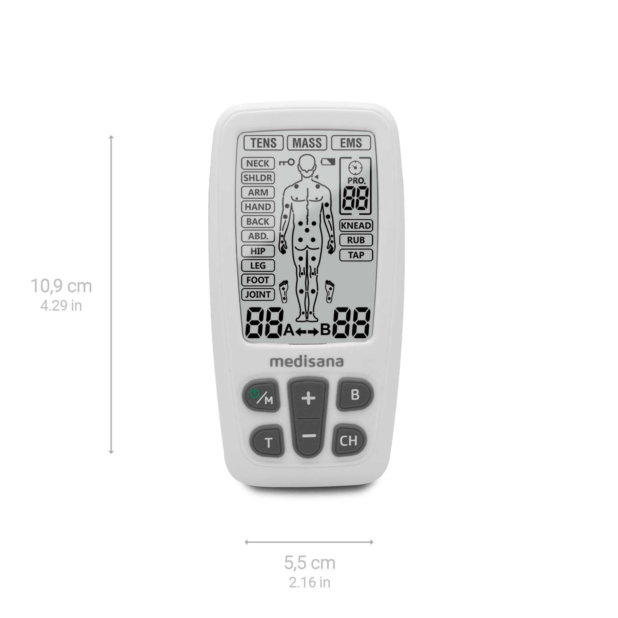 medisana-46827-tens-ems-dispositivo-di-elettroterapia-professionale-60-programmi image 2