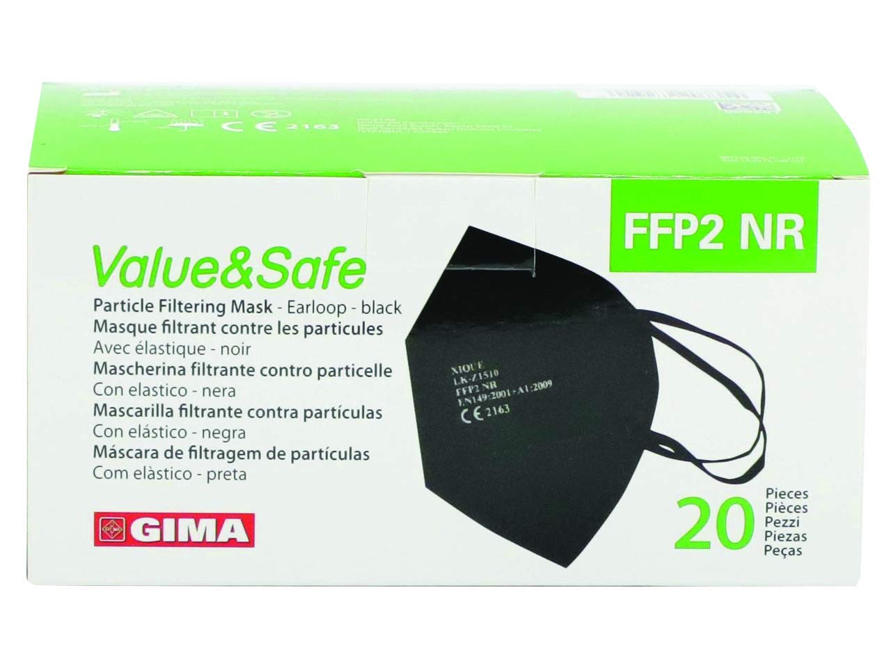 gima-mascherina-filtrante-ffp2-value-safe-5-strati-20-unit-in-bustine-singole image 2