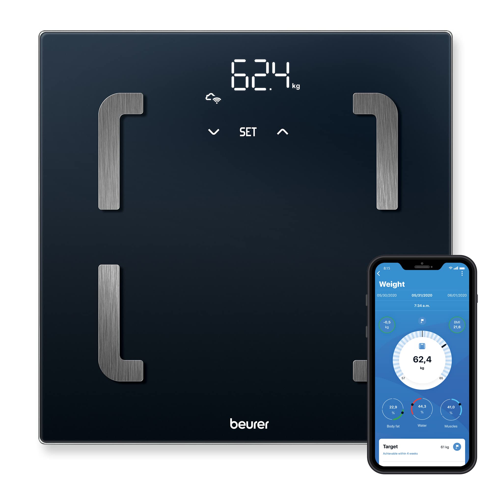 beurer-bf-880-bilancia-diagnostica-wifi-e-bluetooth-con-app image 2
