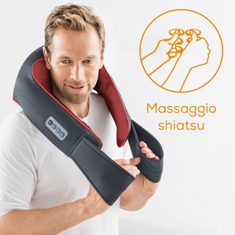 beurer-mg-151-massaggiatore-shiatsu-3d-per-cervicale-schiena-spalle-e-gambe image 3