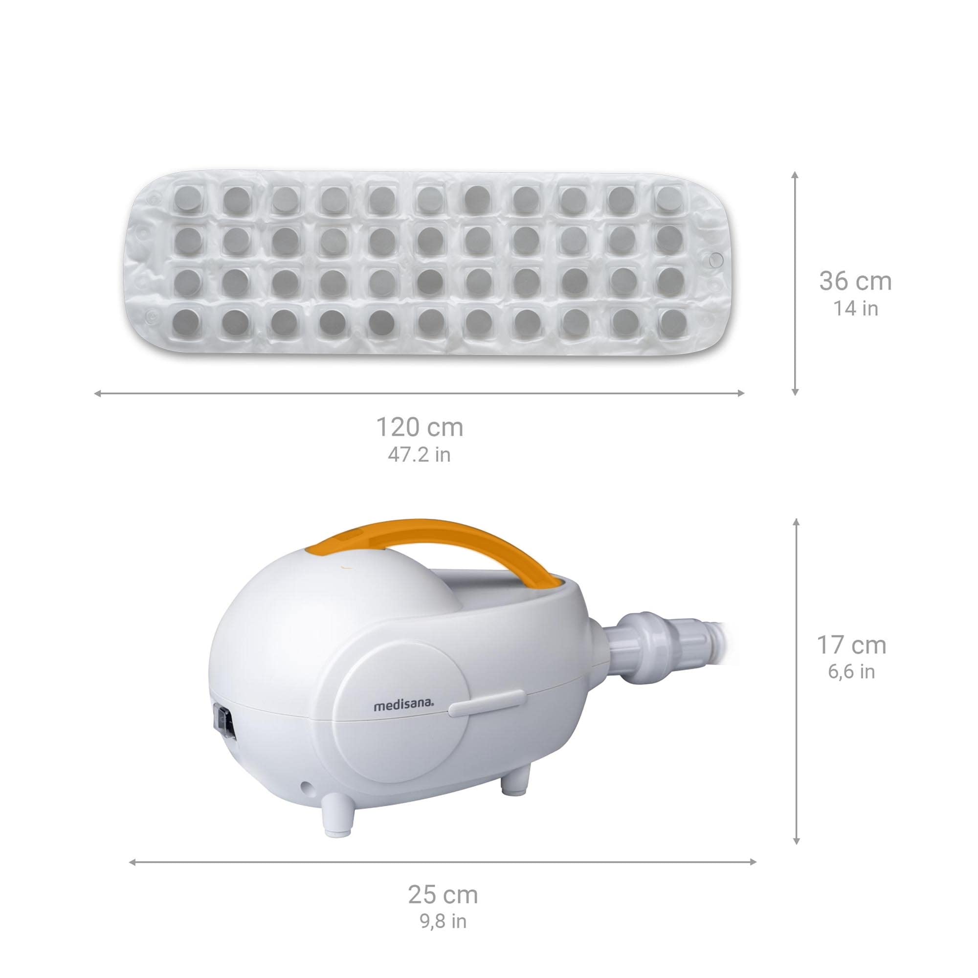medisana-mbh-massaggiatore-a-bolle-d-aria-per-vasca-da-bagno-con-diffusore-aromi image 2