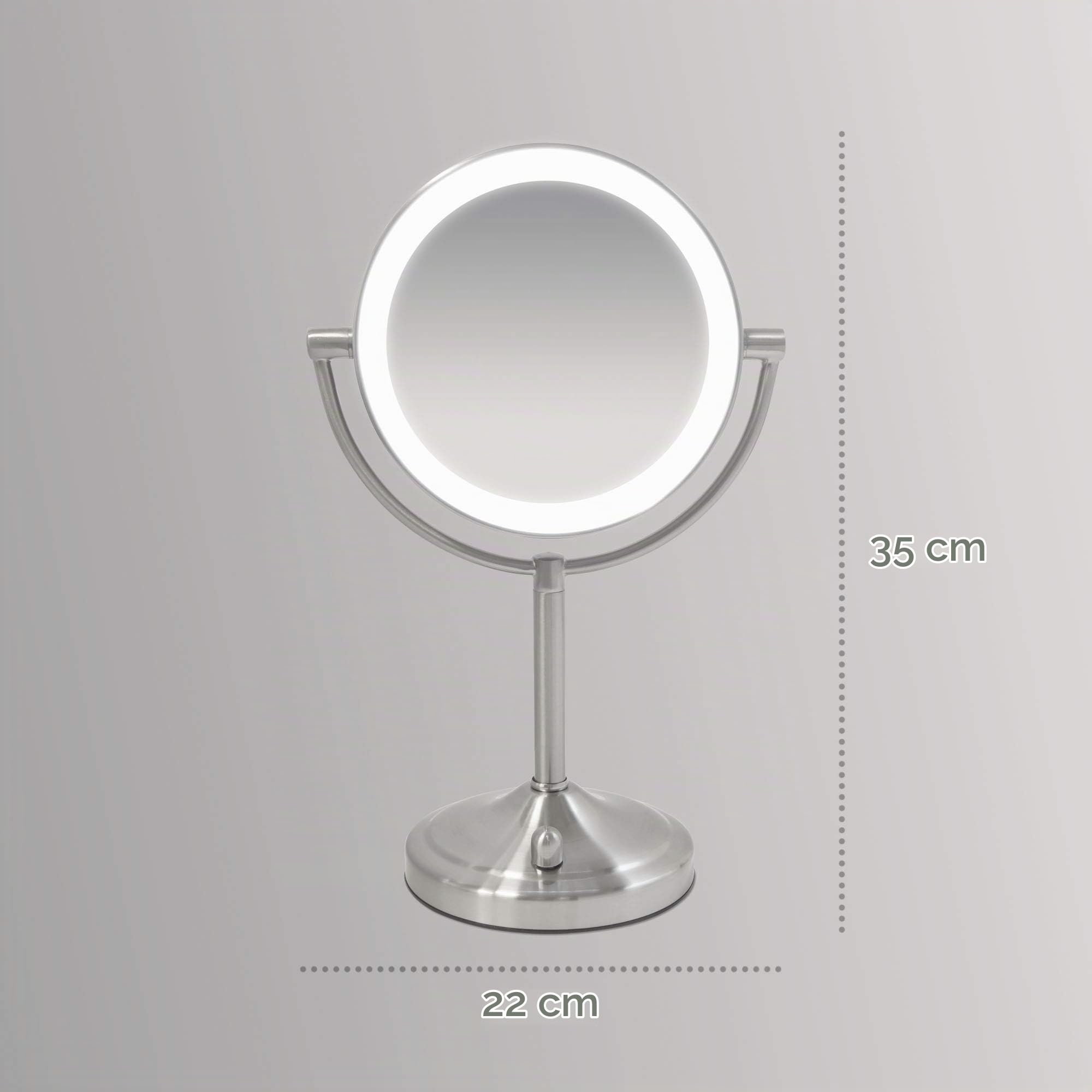 homedics-beauty-spa-specchio-cosmetico-led-bifacciale-1x-7x image 7