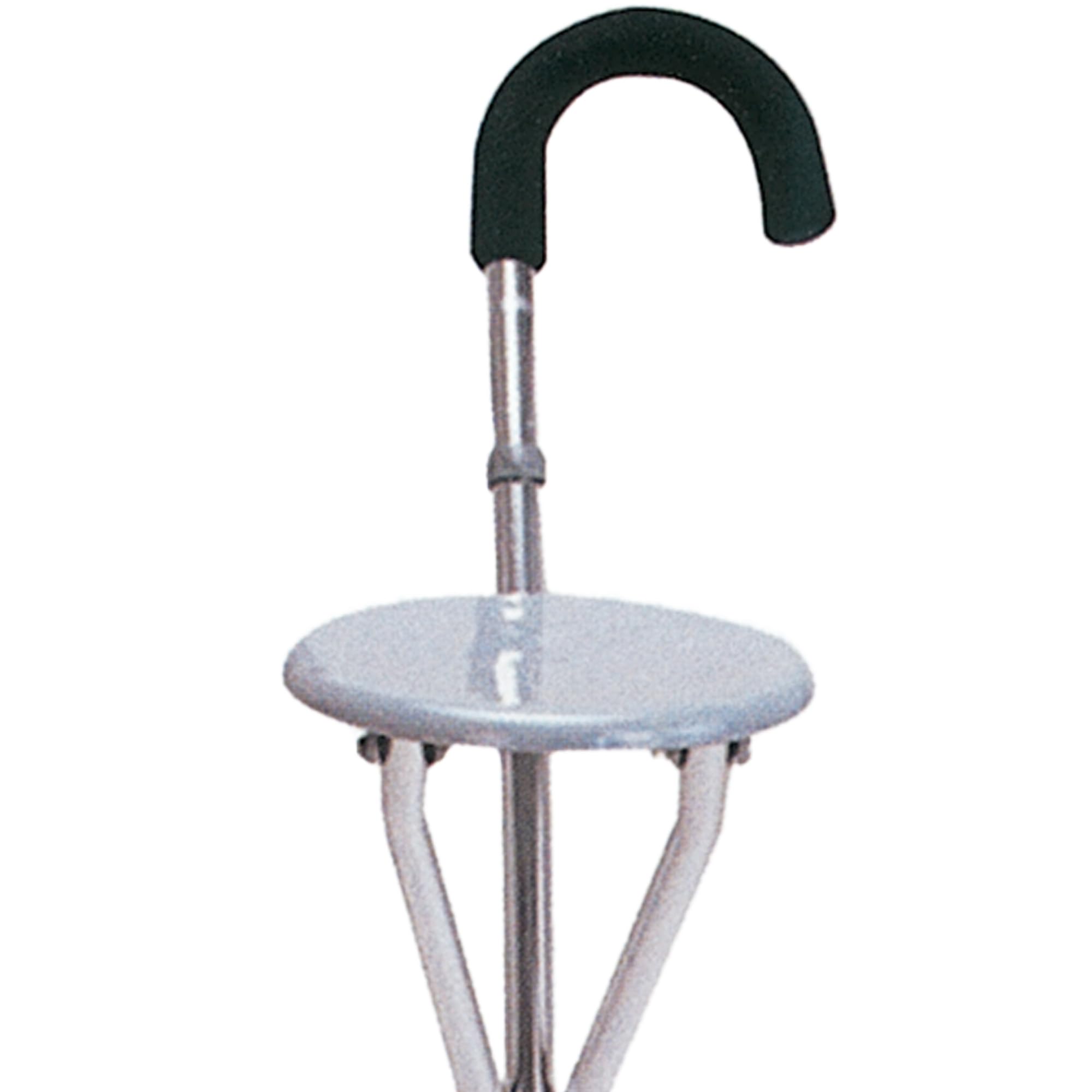 gima-43060-bastone-con-sedile-in-alluminio-argento-altezza-84-cm image 2