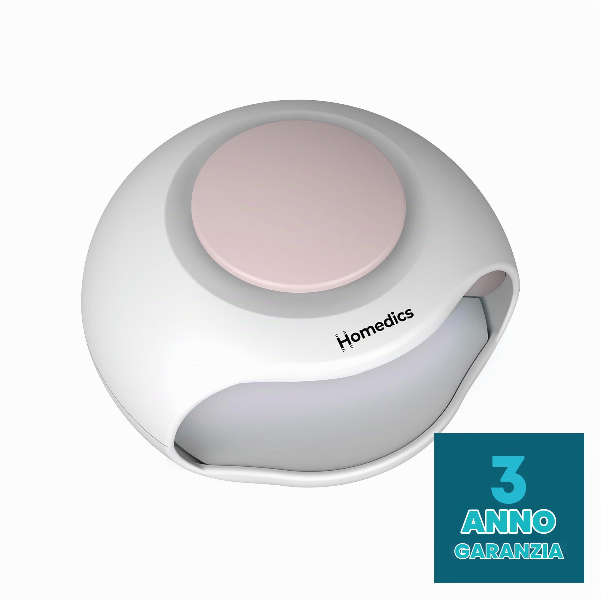 homedics-2-in-1-asciuga-smalto-e-lampada-uv-con-ventola image 2