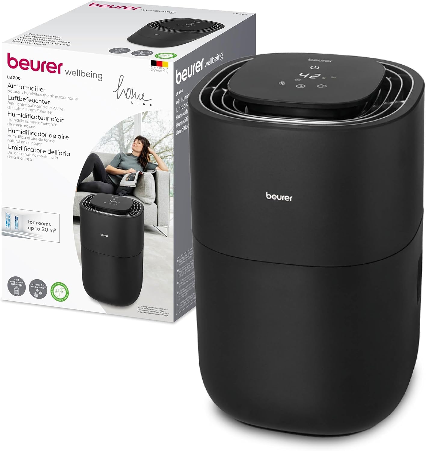 beurer-lb-300-plus-umidificatore-a-evaporazione-fredda-con-funzione-asciugatura- image 8