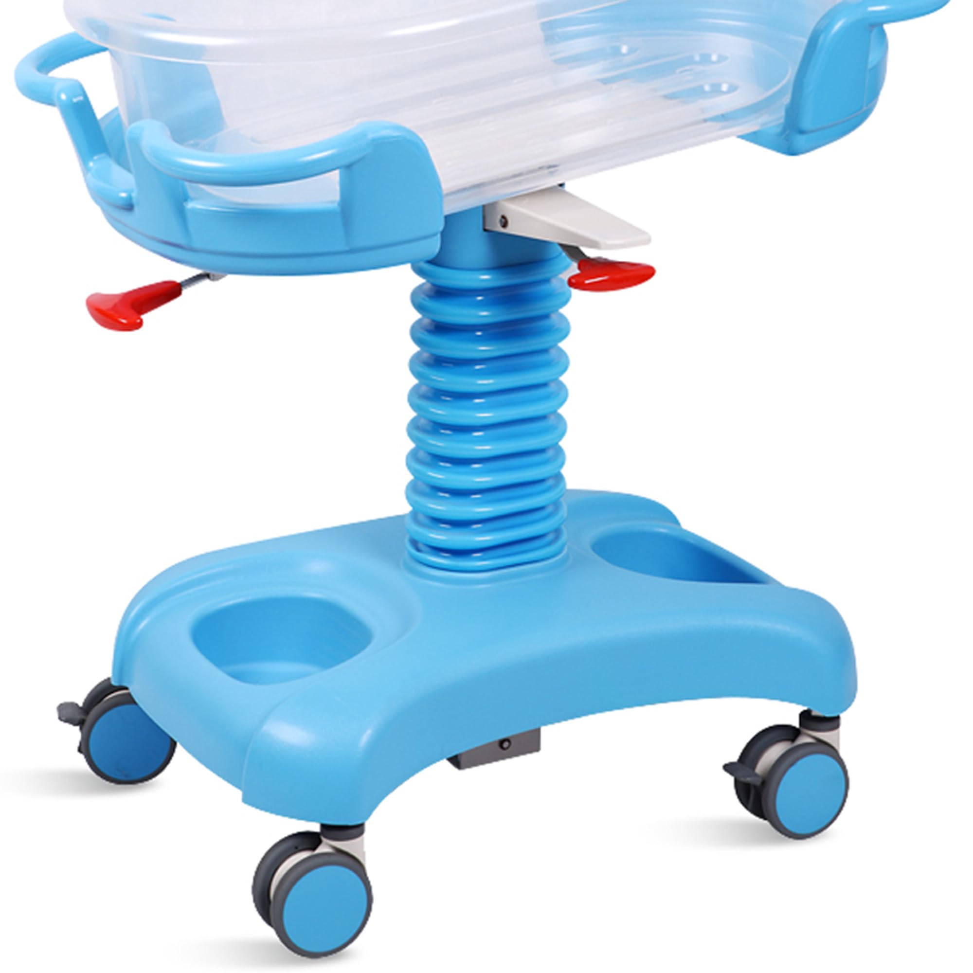 gima-43502-culla-neonatale-azzurra-con-altezza-regolabile-e-inclinazione-trendel image 3