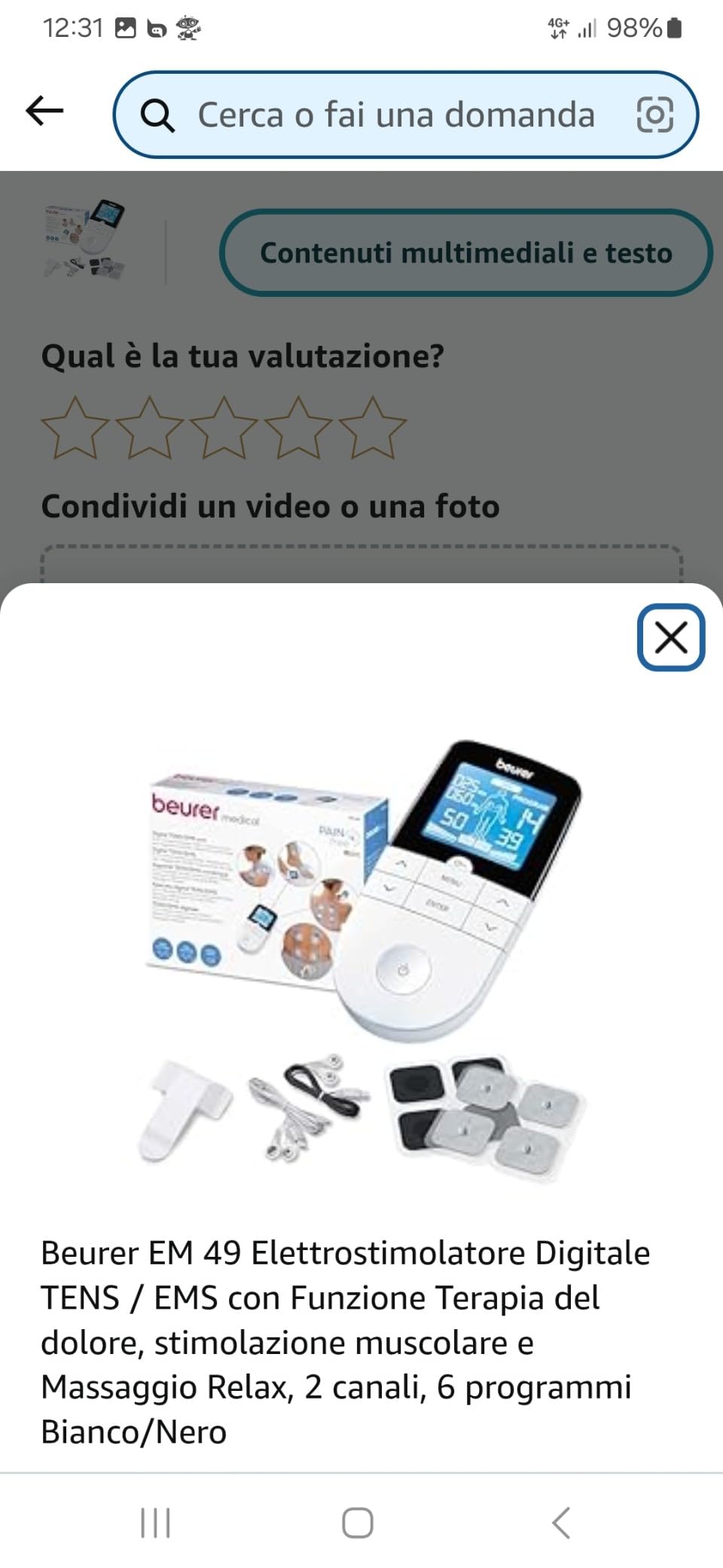 Non ha funzionato per me
