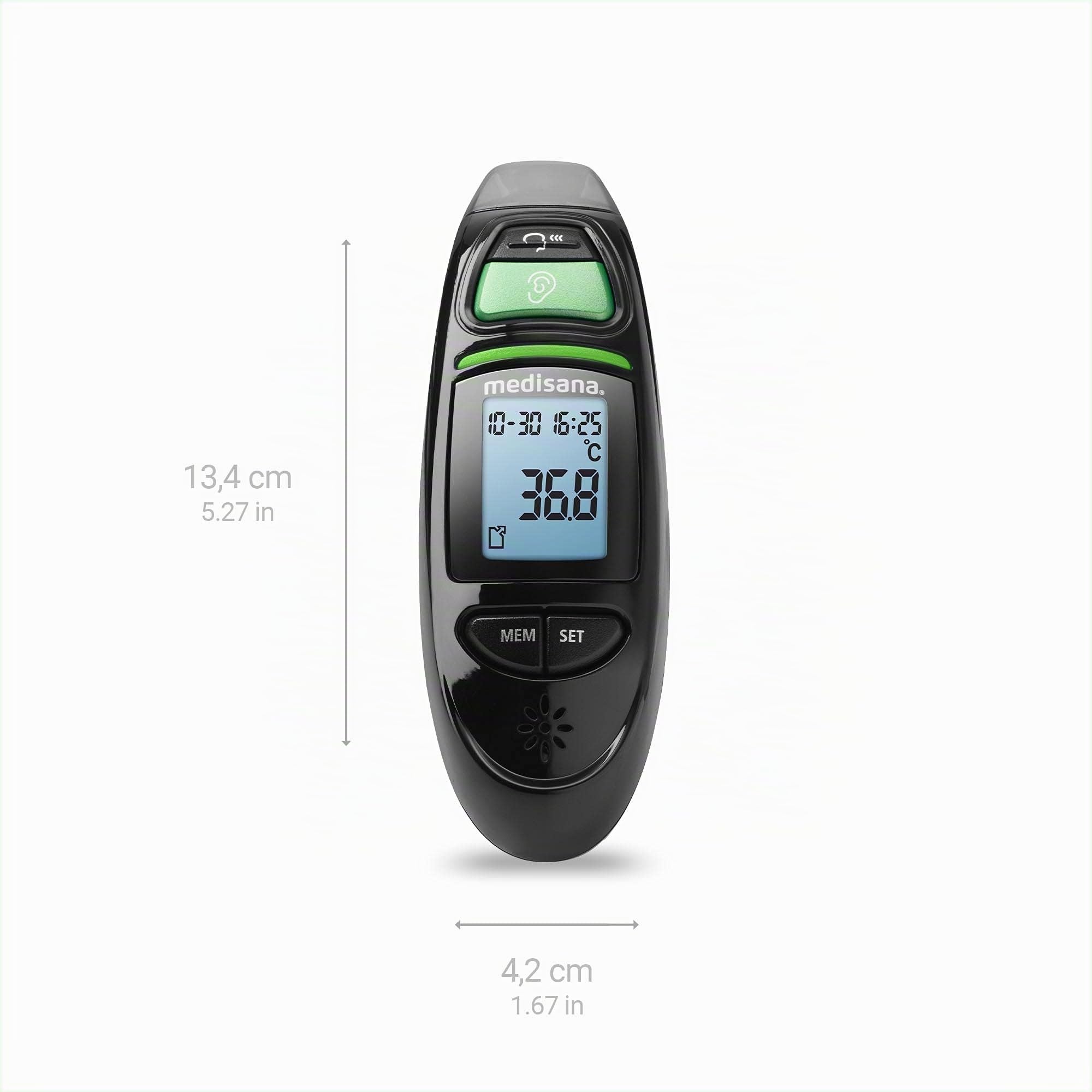 medisana-tm-750-termometro-digitale-infrarossi-6-in-1-frontale-e-auricolare-con- image 2