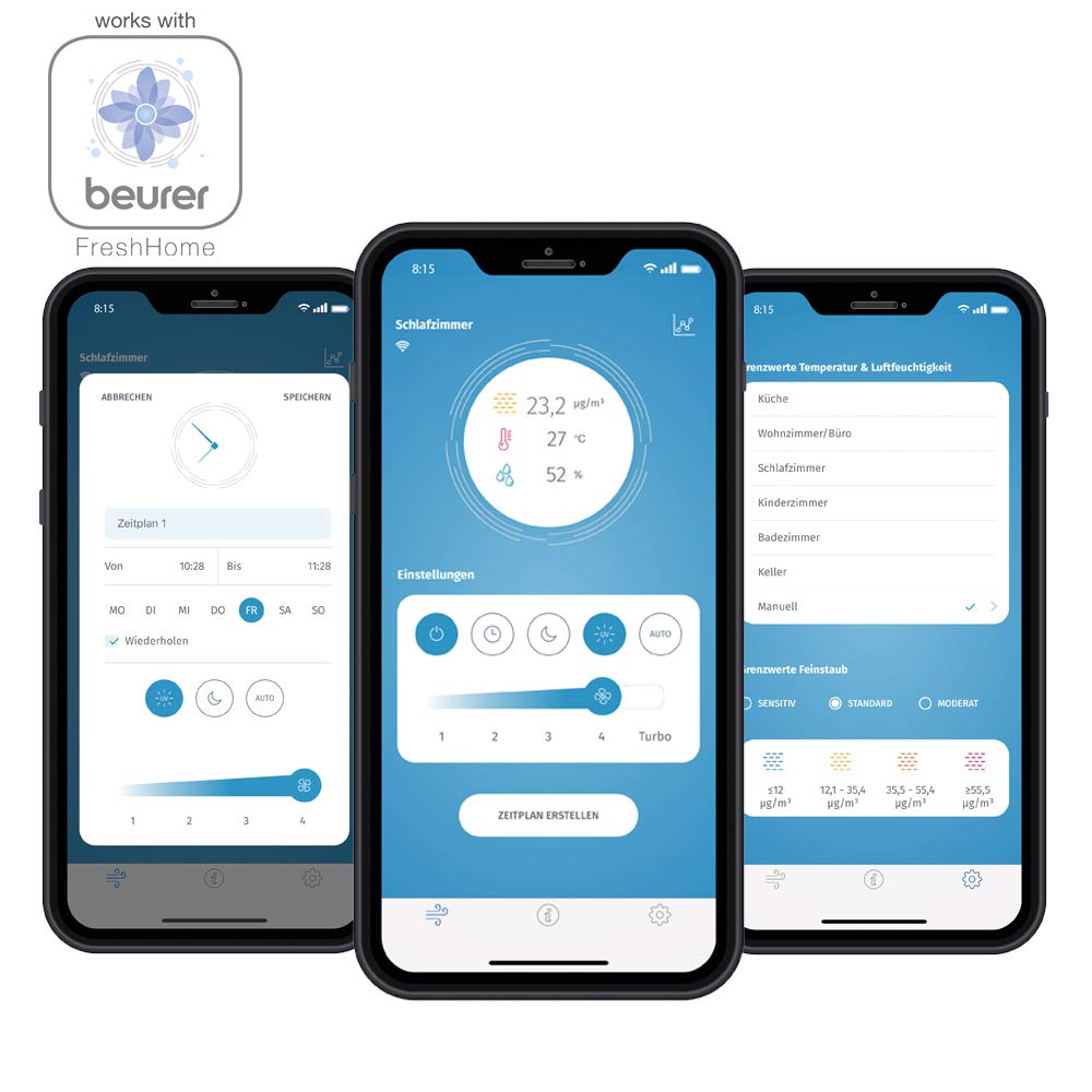 purificatore-d-aria-beurer-lr-500-connect-con-app-filtro-hepa-13-per-ambienti-fi image 6