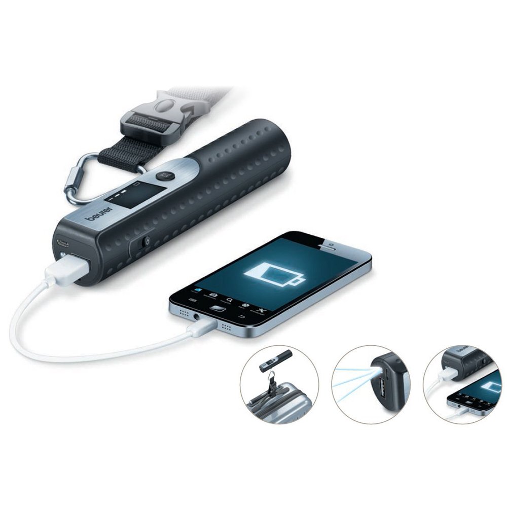 beurer-ls-50-travelmeister-pesabagagli-digitale-power-bank-5000-mah-e-torcia-led image 4