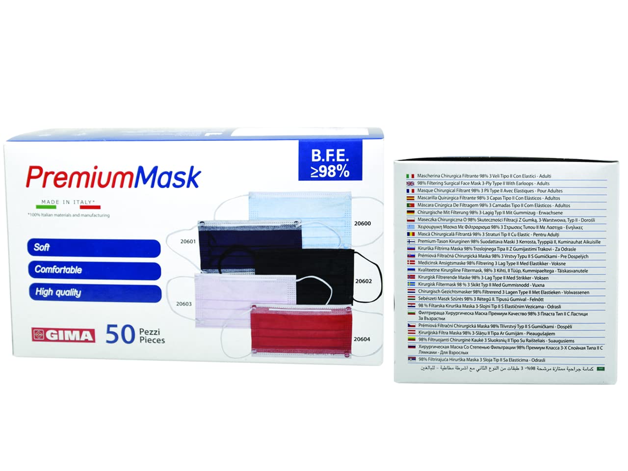 gima-cepm-premium-mascherina-chirurgica-tipo-ii-3-veli-50-pezzi-blu-scuro image 4