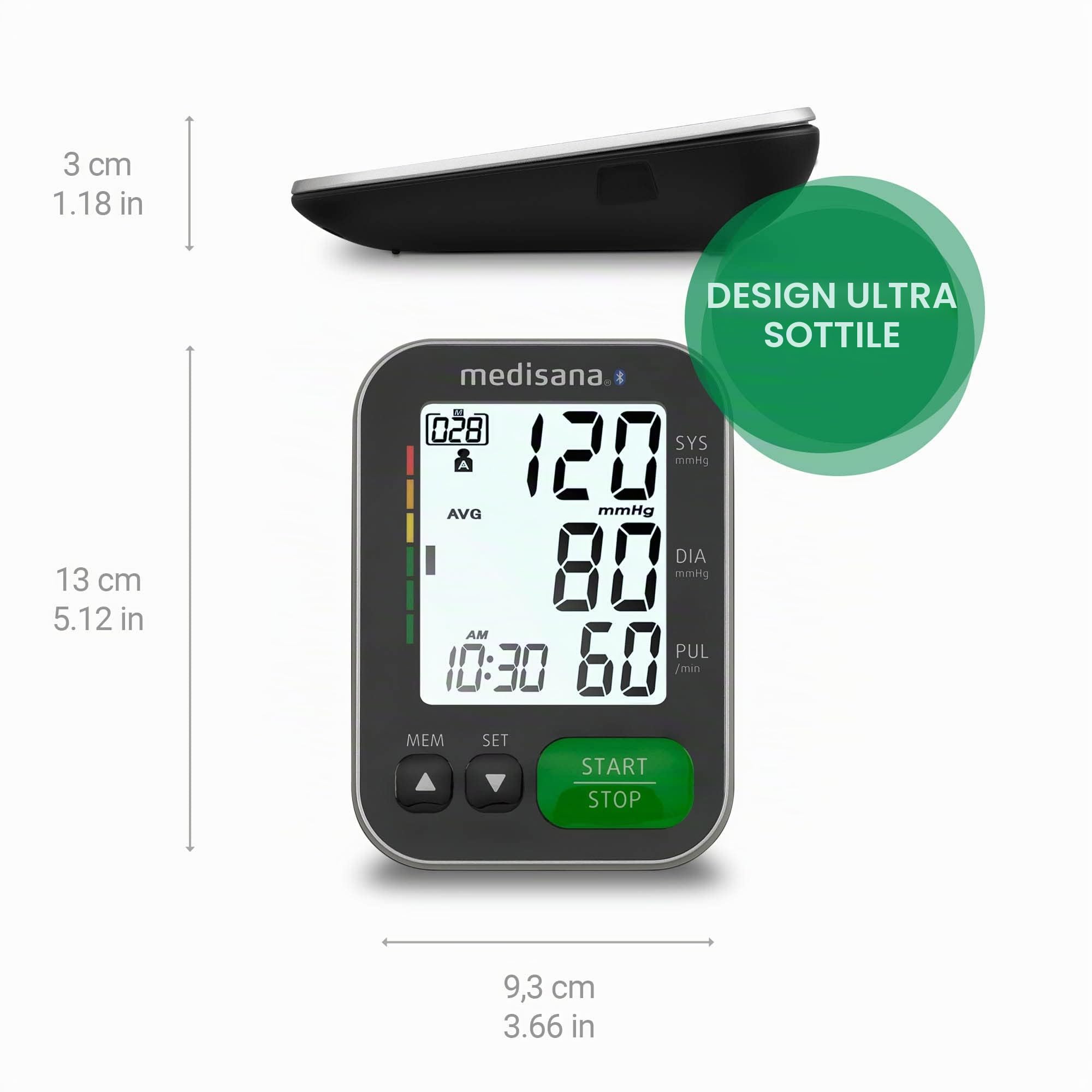 medisana-bu-570-connect-sfigmomanometro-da-braccio-con-bluetooth-e-app-vitadock image 2