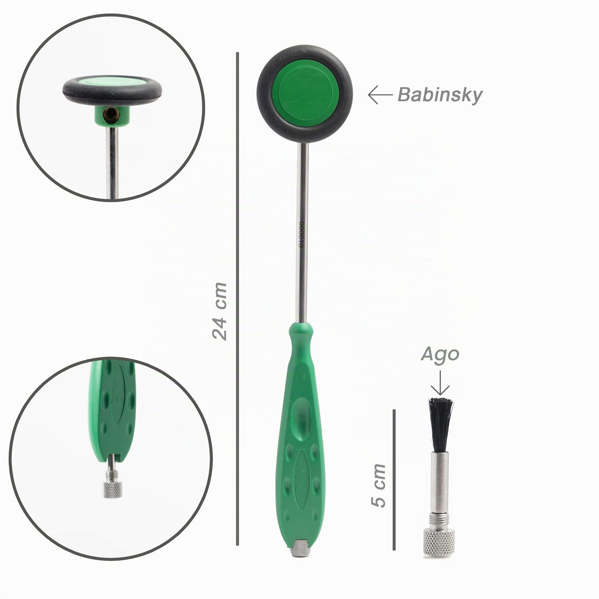 gima-31272-martelletto-neurologico-babinsky-dispositivo-medico-classe-i-verde-ma image 3