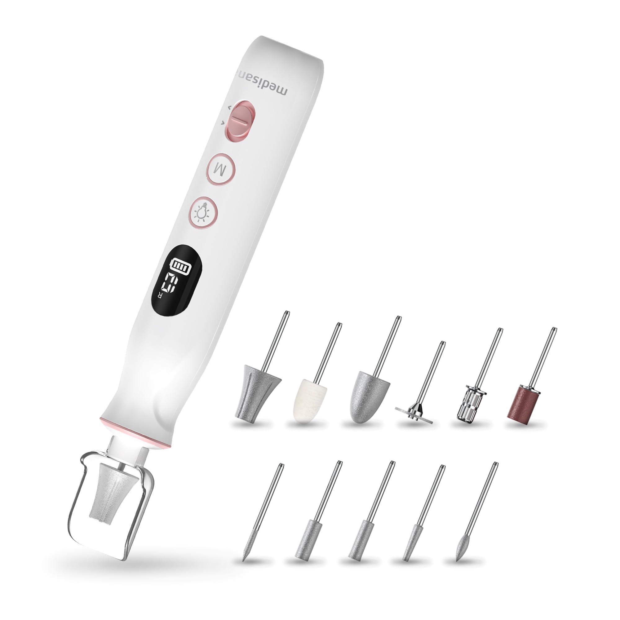 medisana-mp-900-set-elettrico-manicure-e-pedicure-ricaricabile-con-lima-per-ungh image 6