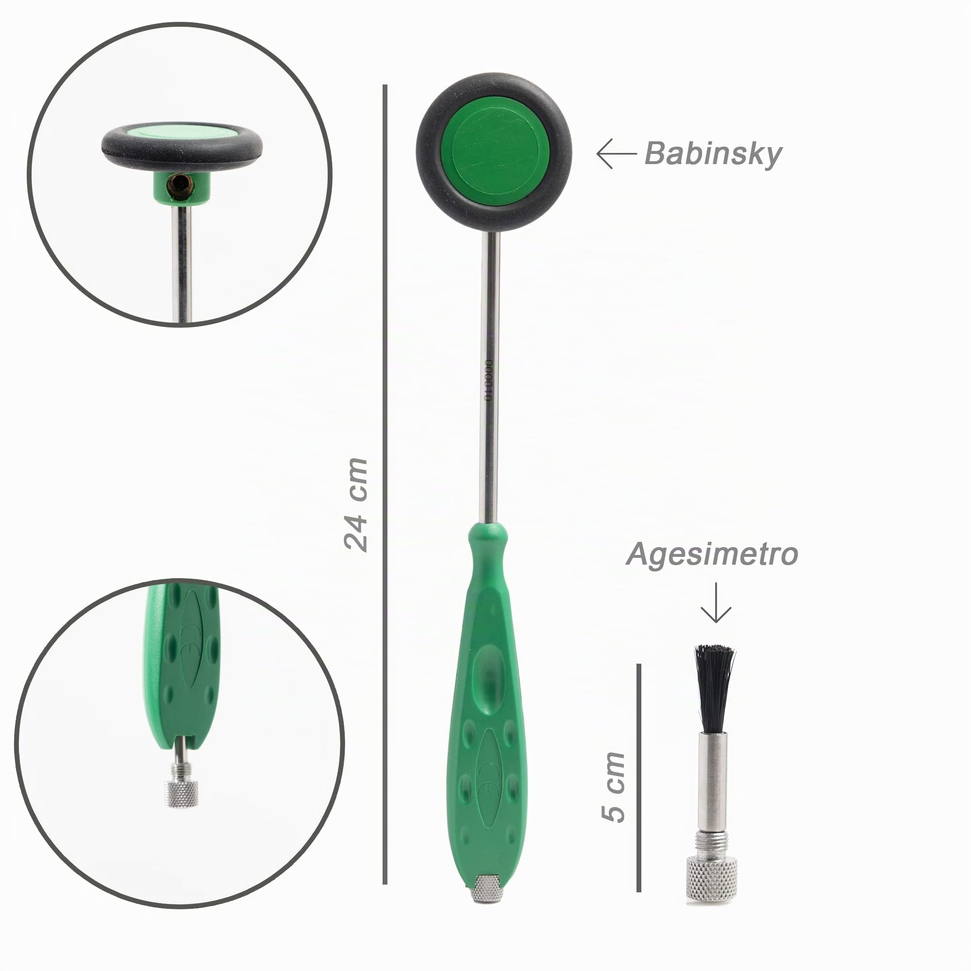 gima-31272-martelletto-neurologico-babinsky-dispositivo-medico-classe-i-verde-ma image 2