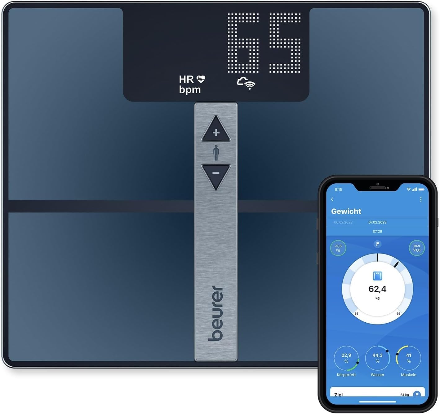 bilancia-smart-beurer-bf-980-con-wifi-e-bluetooth-analisi-avanzata-e-app image 1