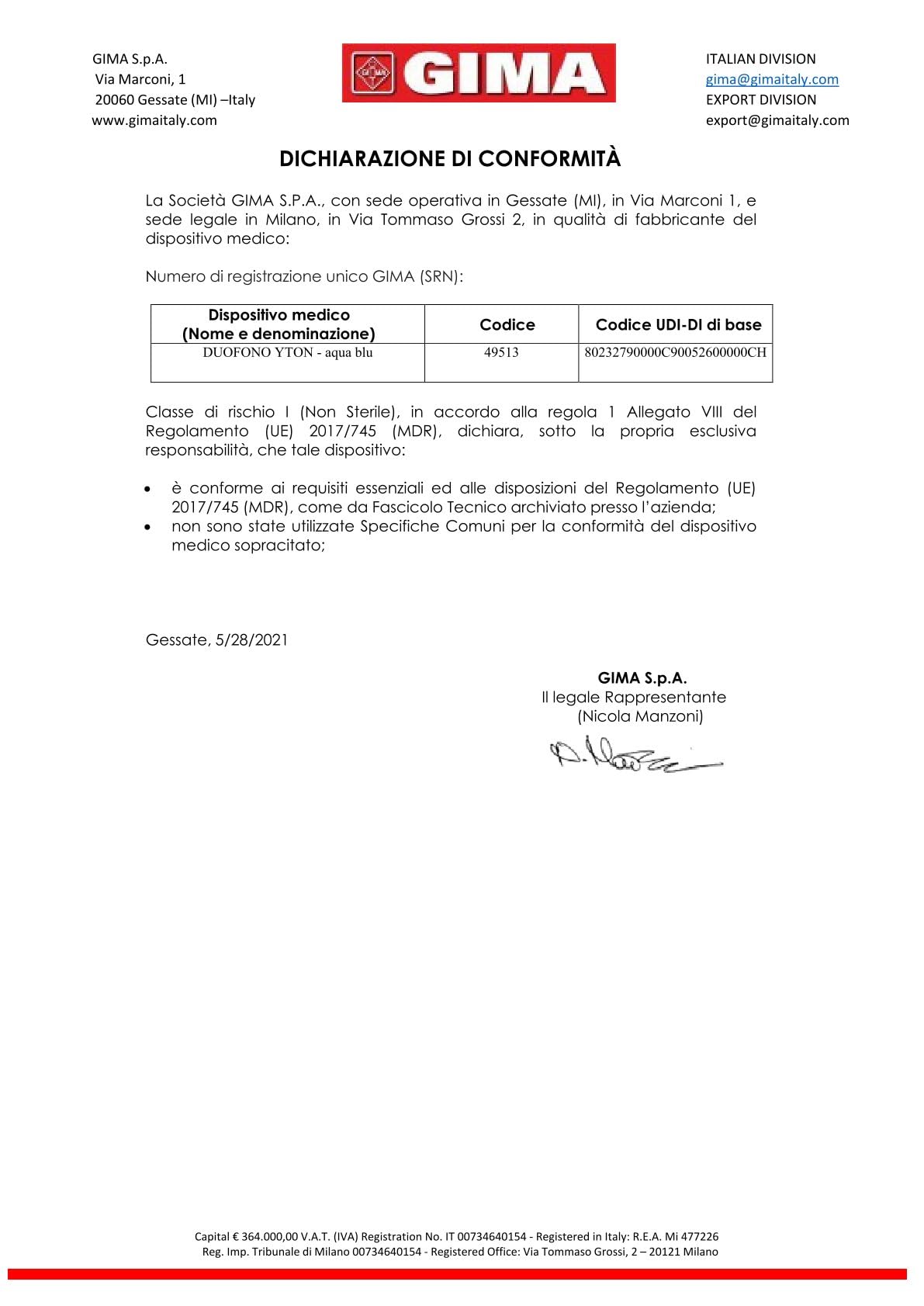 gima-stetoscopio-duofono-yton-lira-azzurro-acqua-padiglione-45-mm-campana-30-mm- image 5