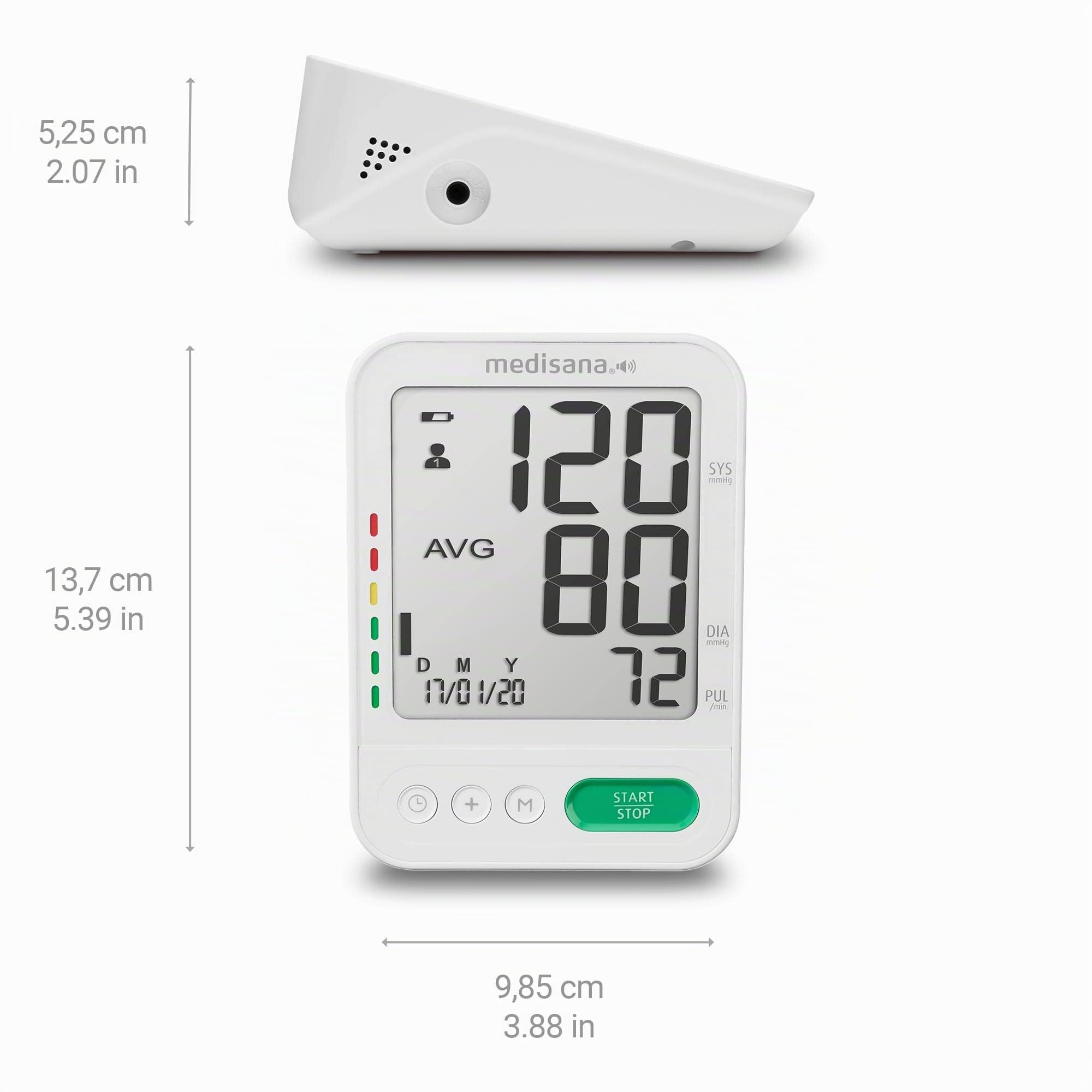 medisana-bu-586-voice-misuratore-di-pressione-da-braccio-con-uscita-vocale image 2