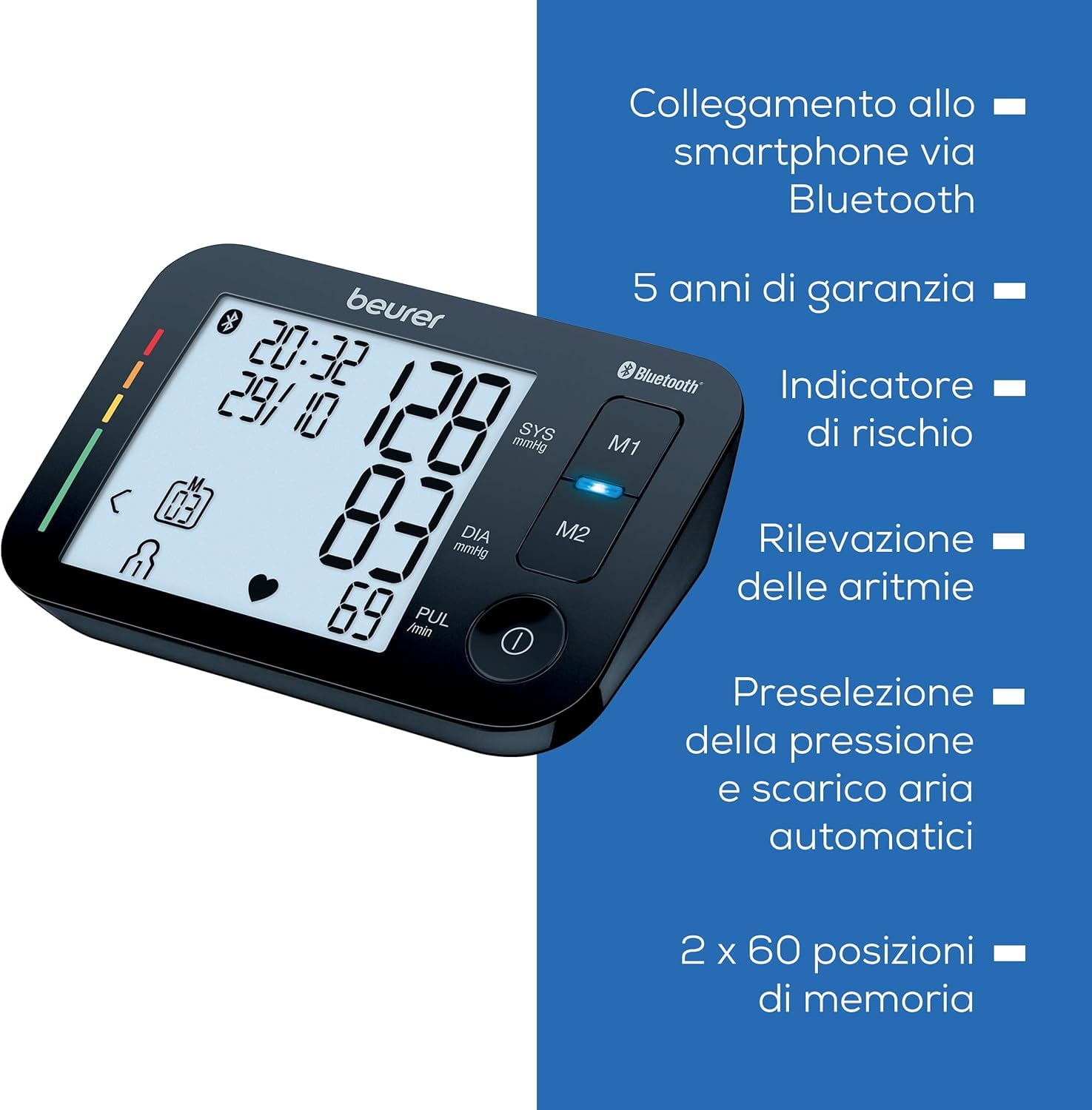 beurer-bm-54-misuratore-di-pressione-da-braccio-con-bluetooth image 8