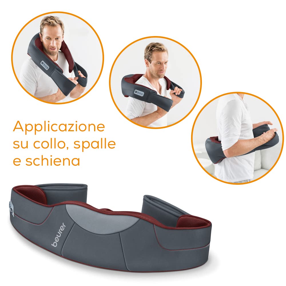 beurer-mg-151-massaggiatore-shiatsu-3d-per-cervicale-schiena-spalle-e-gambe image 6