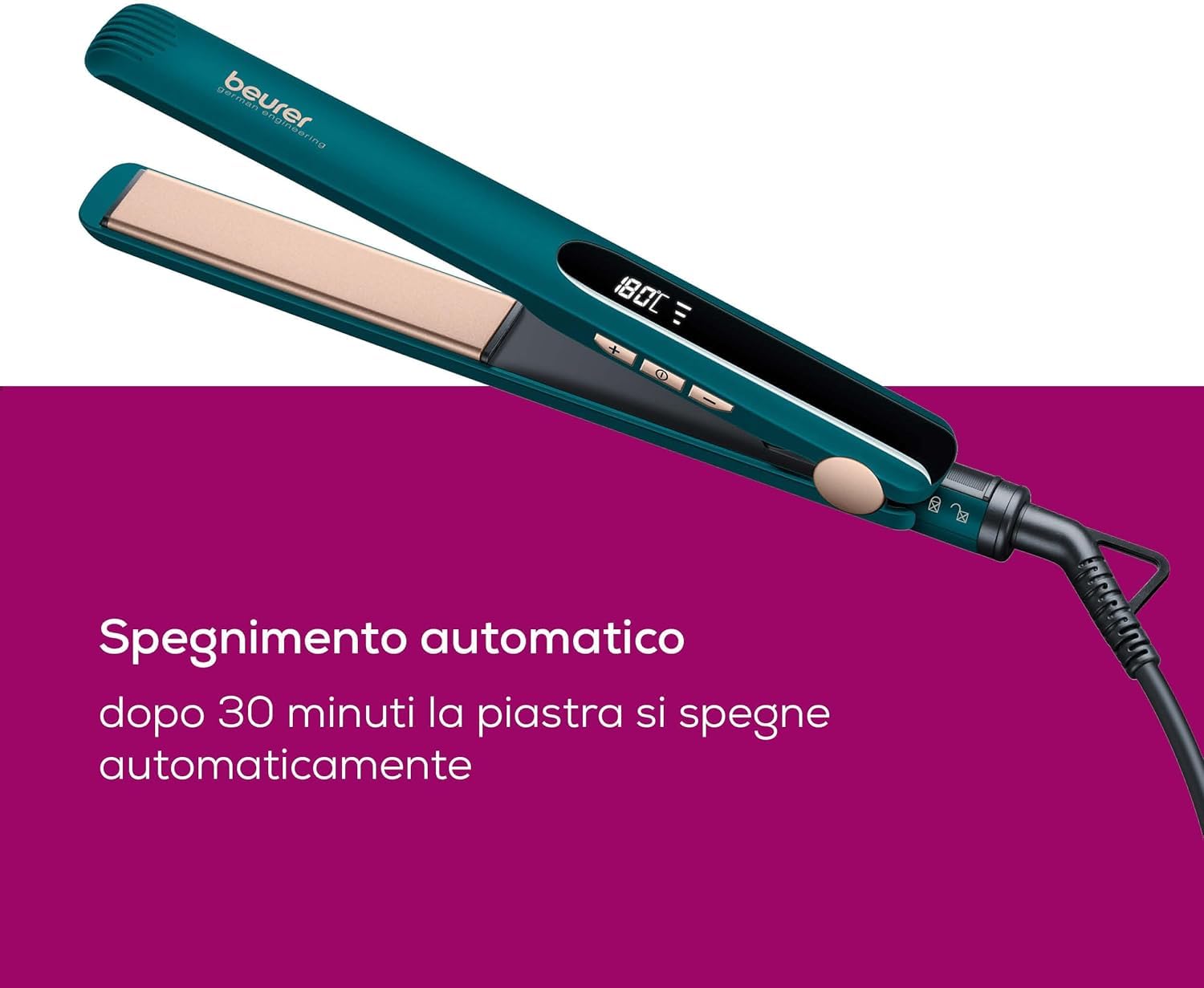 beurer-hs-50-ocean-piastra-per-capelli-in-ceramica-cheratina-con-display-led-e-t image 3