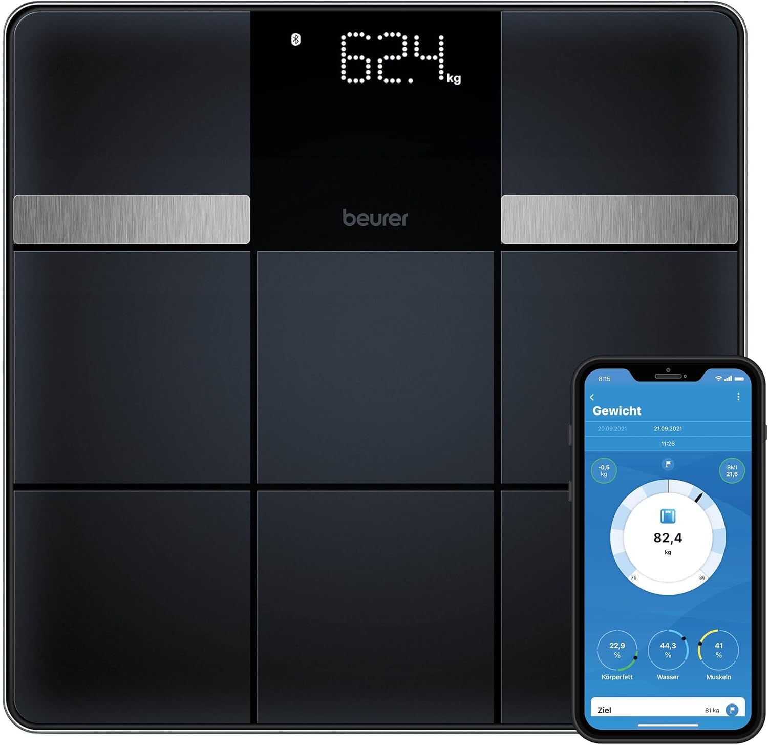 beurer-bf-500-bilancia-bluetooth-con-app-healthmanager-pro-analisi-corporei-gras image 8