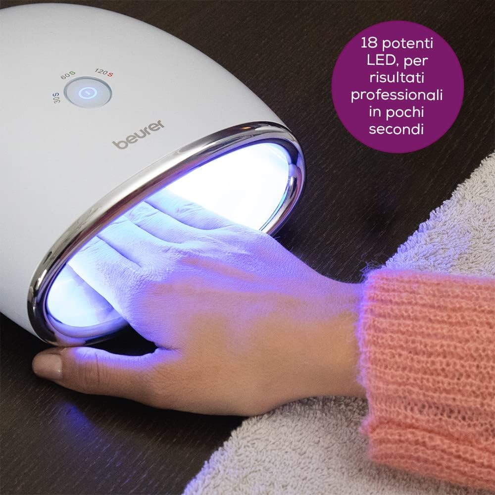 beurer-mp-48-asciugatore-unghie-led-uv-da-18w-con-timer-3-impostazioni-per-gel-e image 4