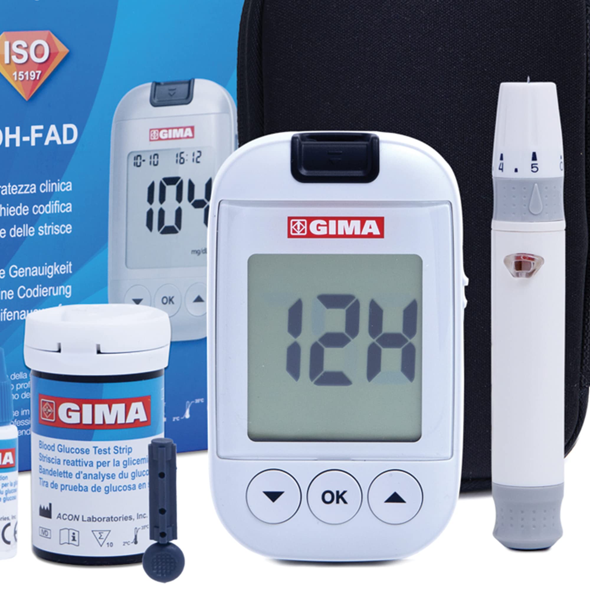 gima-glucometro-kg-101-kit-completo-per-monitoraggio-glicemia-10-strisce-soluzio image 7