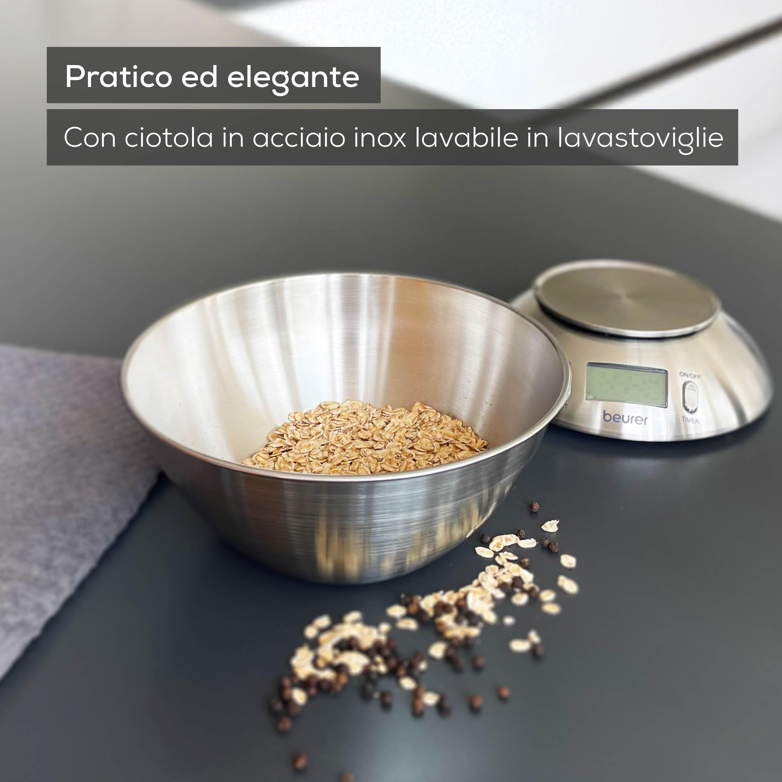 beurer-ks-54-bilancia-da-cucina-con-ciotola-in-acciaio-inox-timer-e-termometro image 5